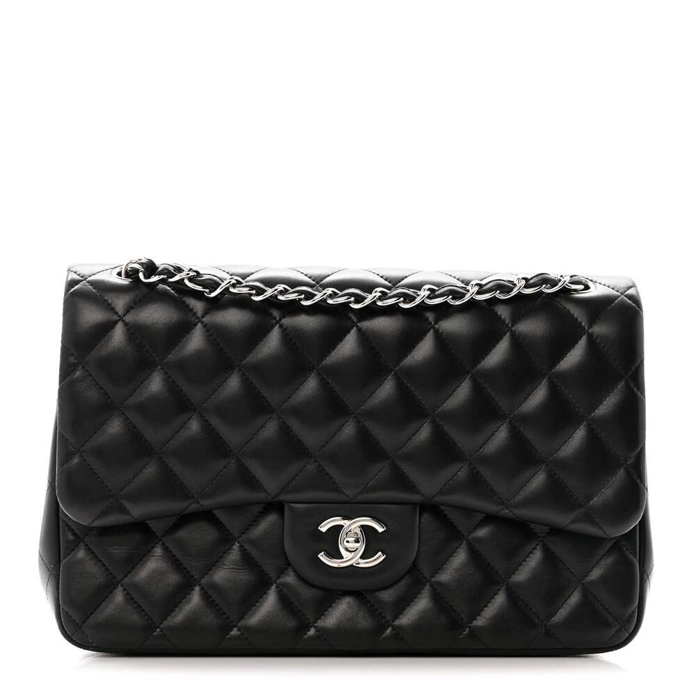 Chanel Lambskin Quilted Jumbo Double #275003C81B